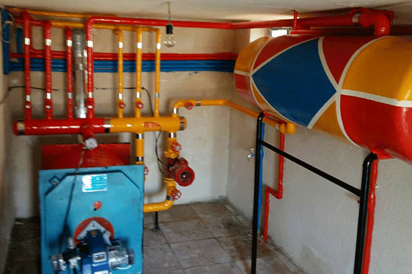 تعمیرات موتورخانه در سازمان آب