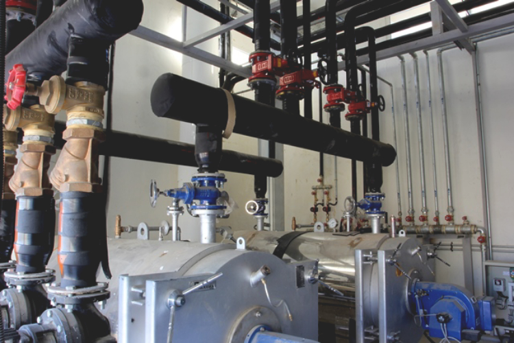 هوا گیری منبع دو جداره موتورخانه