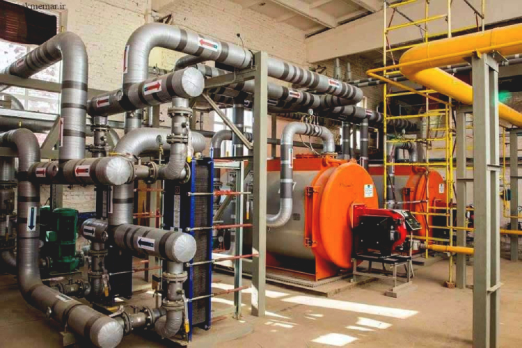 هوا گیری منبع دو جداره موتورخانه