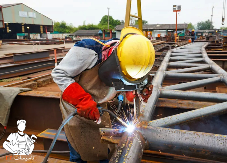 جوشکاری ساختمان های فلزی