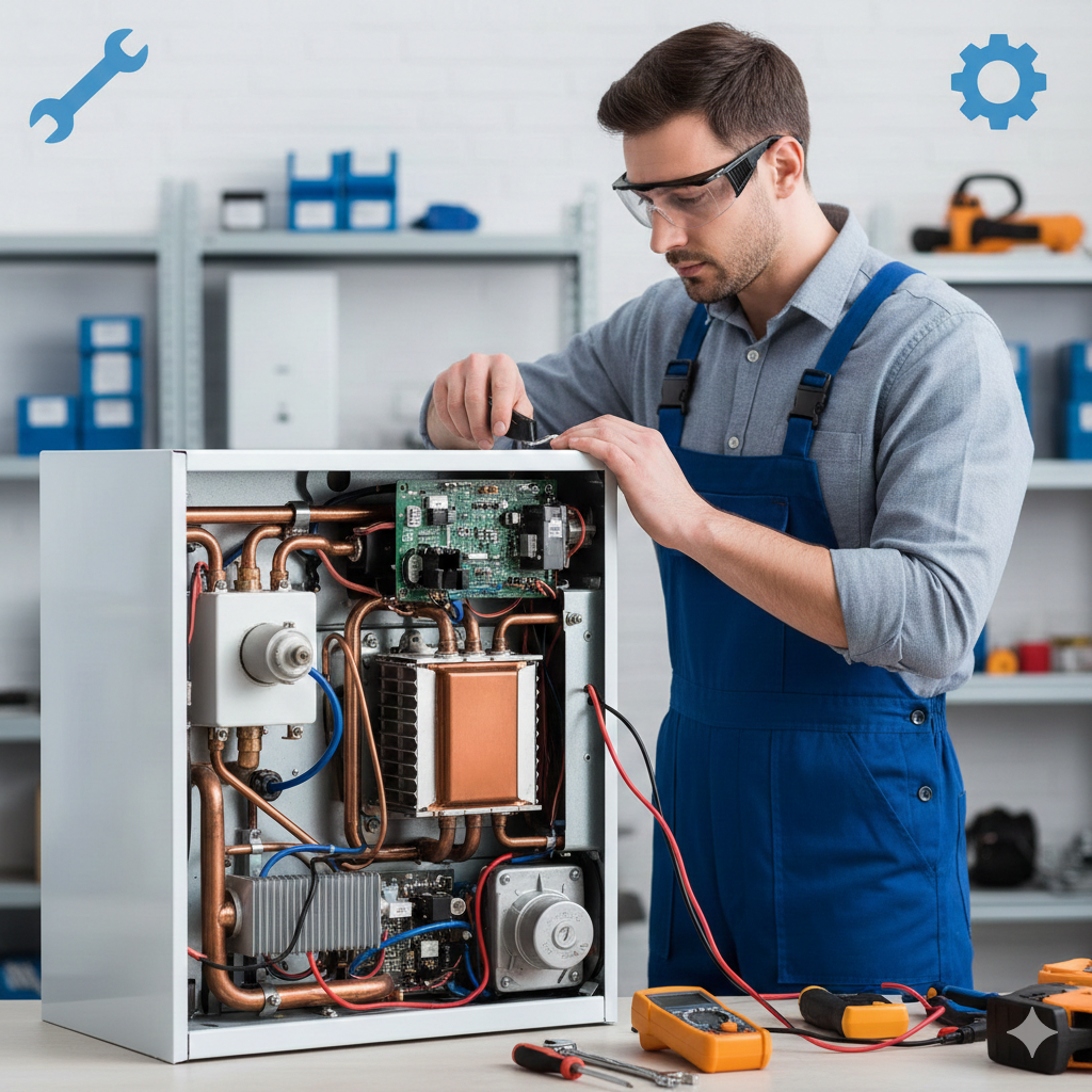 رفع مشکلات رایج پکیج با تعمیرات حرفه‌ ای